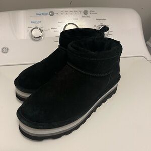 BearPaw Black Ankle Boots